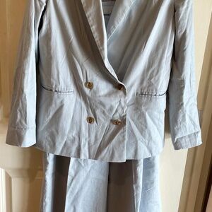Banana Republic linen suit